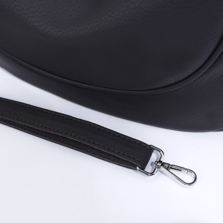 Load bag with zipper, external pocket, long belt, dark gray color-6