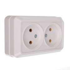 TDM Ladoga, 10 A, IP20, double, without salary, open, white