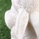Garden figure "Hare" White, 11x11x18cm ////