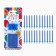 Candles for the cake, blue, 24 pcs., 7 x 17 cm.
