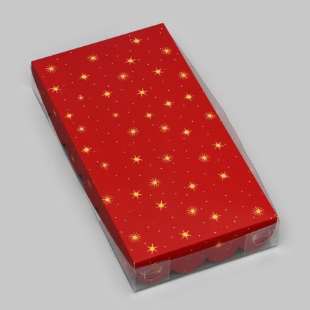 Cookie box, confectionery packaging, "make a desire", 10.5 x 20 x 3 cm, new year-2