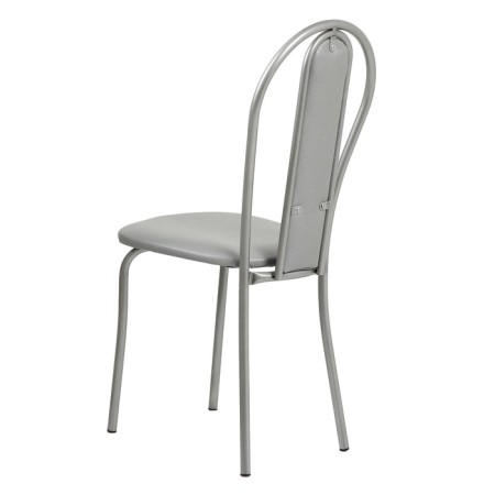 Viennese soft chair, silver metallic/metallic-1