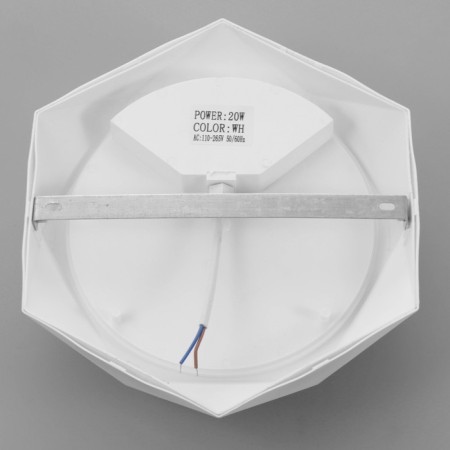 Svetlnik "Almazik" LED 20W 6000k white 51x51x7 cm-5