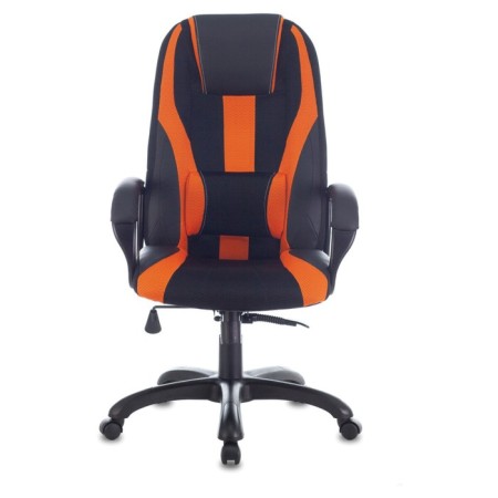 Gaming armchair Brabix Premium Rapid GM-102, eco-leather/fabric, black/orange-1