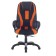 Gaming armchair Brabix Premium Rapid GM-102, eco-leather/fabric, black/orange