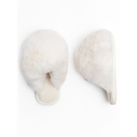 Softy slippers, size 38-39, white color-4