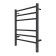 Terminus heated towel rail "Aurora" P6, 450x600 mm, dimmer, black matte