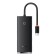 LEAD ANAPTER (HUB) Baseus, Type-C-4xUSB 3.0, 0.25 cm, Black