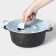 Nevykipayka lid Silicone share "Actone", D = 26 cm, color of blue