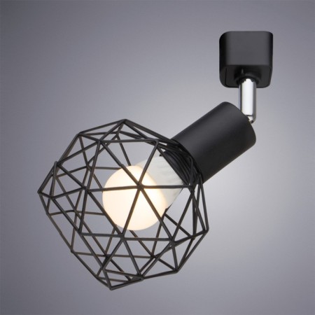 Sospiro track lamp, 1x40W E14, black color-1