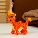 Soft toy "Dragon" on the suspension, 13 cm, color orange color