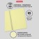 Notebook A5, 80 sheets in a cage on a spiral Erichkrause "Megapolis Yellow Concept", cover coated cardboard, yellow internal unit