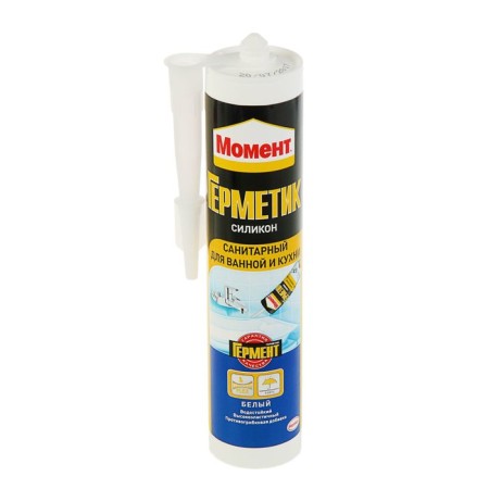 Silicone sealant "Moment", sanitary, white, 280 ml