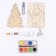 Set for creativity 3D picture - nightlight "Deer in the forest"