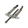 Enlargier of the hinge bison 43313-160-215, professional, two-legged, 135 mm