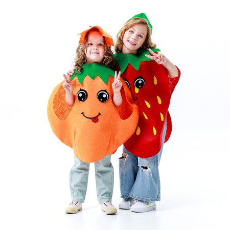 Carnival set "Fun strawberries", felt-5