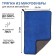 A car for washing car, carTage, microfiber, 400 g/m², 40 × 60 sm, blue-gray