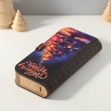 Casket "Christmas tree" 17x8.5 cm-4
