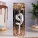 Candle in the Cake "European", number "9", 6 cm, silver