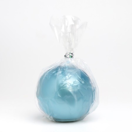 Figure candle "Ball. Planet", 6x5.5 cm, turquoise-3