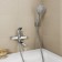 MILARDO DEMI DEMSB02M02 bath mixer, pour 200 mm, chrome