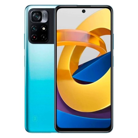 Smartphone Xiaomi Poco M4 Pro NFC RU, 6.43 ’’, IPS, 8GB, 256GB, 64MP, 16MP, 5000 mAh, blue