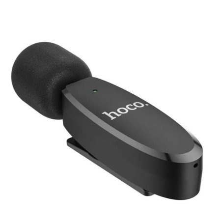 Portable microphone Hoco L15, wireless, 70 mAh, Lightning, black-3