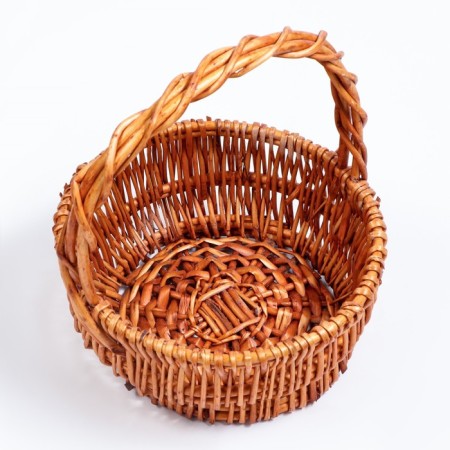 A set of baskets. 3pcs, 27 x 12 x 28 cm, 34 x 14 x 34 cm, 41 x 16 x 40 cm-4