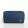 Cosmetic bag with lightning, textura, blue color