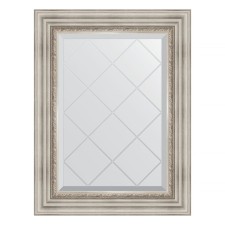 Mirror with engraving in the baguette frame, Roman silver 88 mm, 56x74 cm