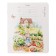 Notebook 12 sheets in a cage on Fairy Tale paper clip, cover coated cardboard, VD-clock, mix
