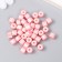 Beads for creativity plastic cylinder "Budons of cherries" set of 20 g 0.6x0.6x0.5 cm