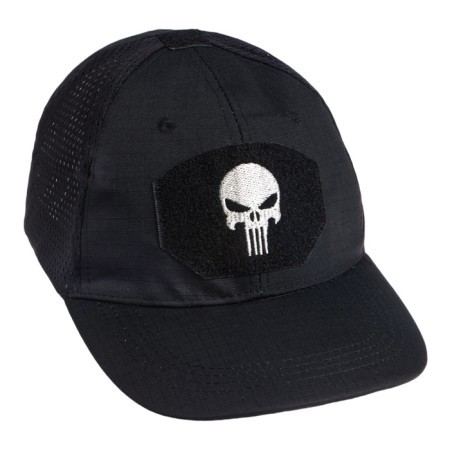 Tactical cap "Storm Tactic" with Velcro, net, black-1