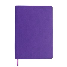 Dated diary 2024 A5 176 sheets, Devente.nobile, soft cover of artificial leather, lies, cream block 70 g/m2, purple