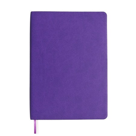 Dated diary 2024 A5 176 sheets, Devente.nobile, soft cover of artificial leather, lies, cream block 70 g/m2, purple