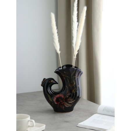 Ceramic VAZA "Dove", desktop, 25 cm, mix