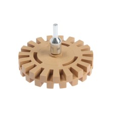 Circle of grinding rubber tundra, for cleaning from glue, price tags, adhesive tape, 20 x 6 mm