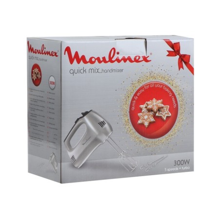 Muxer Moulinex HM310E10, manual, 300 W, 5 speeds, silver-6