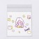 BOPP package with sticky tape, "Korean style", 10*10+3cm mix