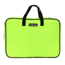 Folder with handles Textile A4, 360 x 290 x 70 mm, Erich Krause Neon Yellow, neon/yellow, 54674