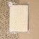 Knitted lace, 40 mm × 10 ± 1 m, beige color