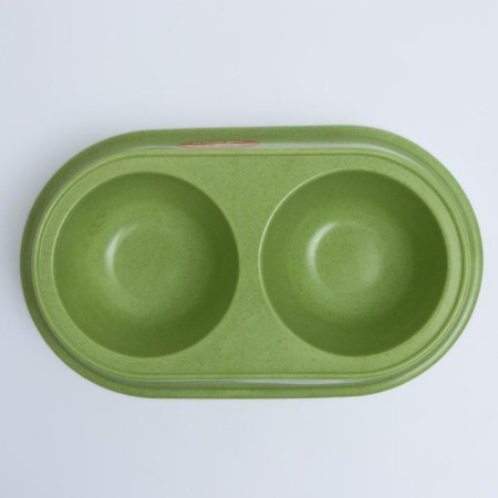 Bamboo double bamboo, 23.5 x 13 x 5 cm, green-3