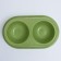 Bamboo double bamboo, 23.5 x 13 x 5 cm, green