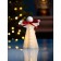 LED figure "Angel" 8.2x6.2x12.8 cm, 1 LED, LR44x3 (in the set), T/white