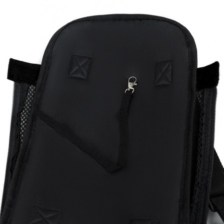 A backpack of cats for cats and dogs "Kangaroo", 35 x 25 x 20 cm, size S, black-8