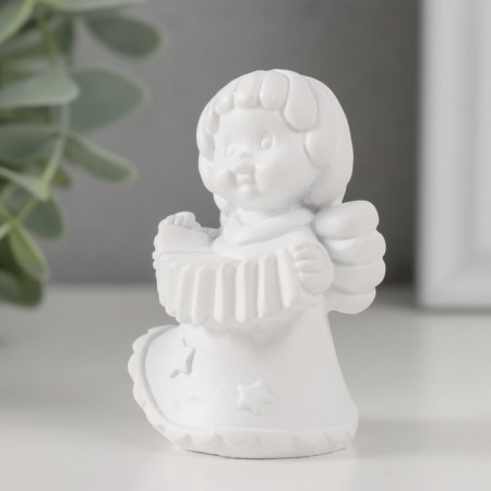 Polystone souvenir "Baby-Angelochka with a musical instrument" MIX 4x5x6.4 cm-5