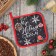 Group "Happy New Year" 19x19cm, sarzha, 100% x/l, Vatin 250g/m2