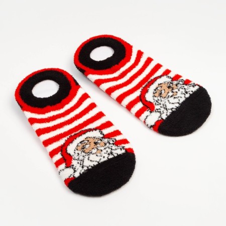 Women's terry shortcuted Warrified "Santa Claus", white color, size 36-39-1