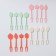 Set of forks, 40 pcs, 11.5 × 9 × 1 cm, color mix