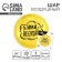 Shard foil circle 18 "Heppy Beerday", color gold, with a substrate